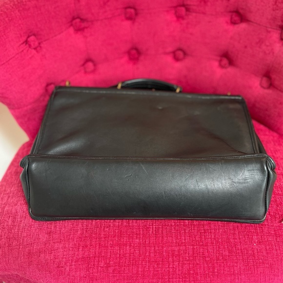 Coach vintage black leather Beekman Briefcase - Picture 5 of 12